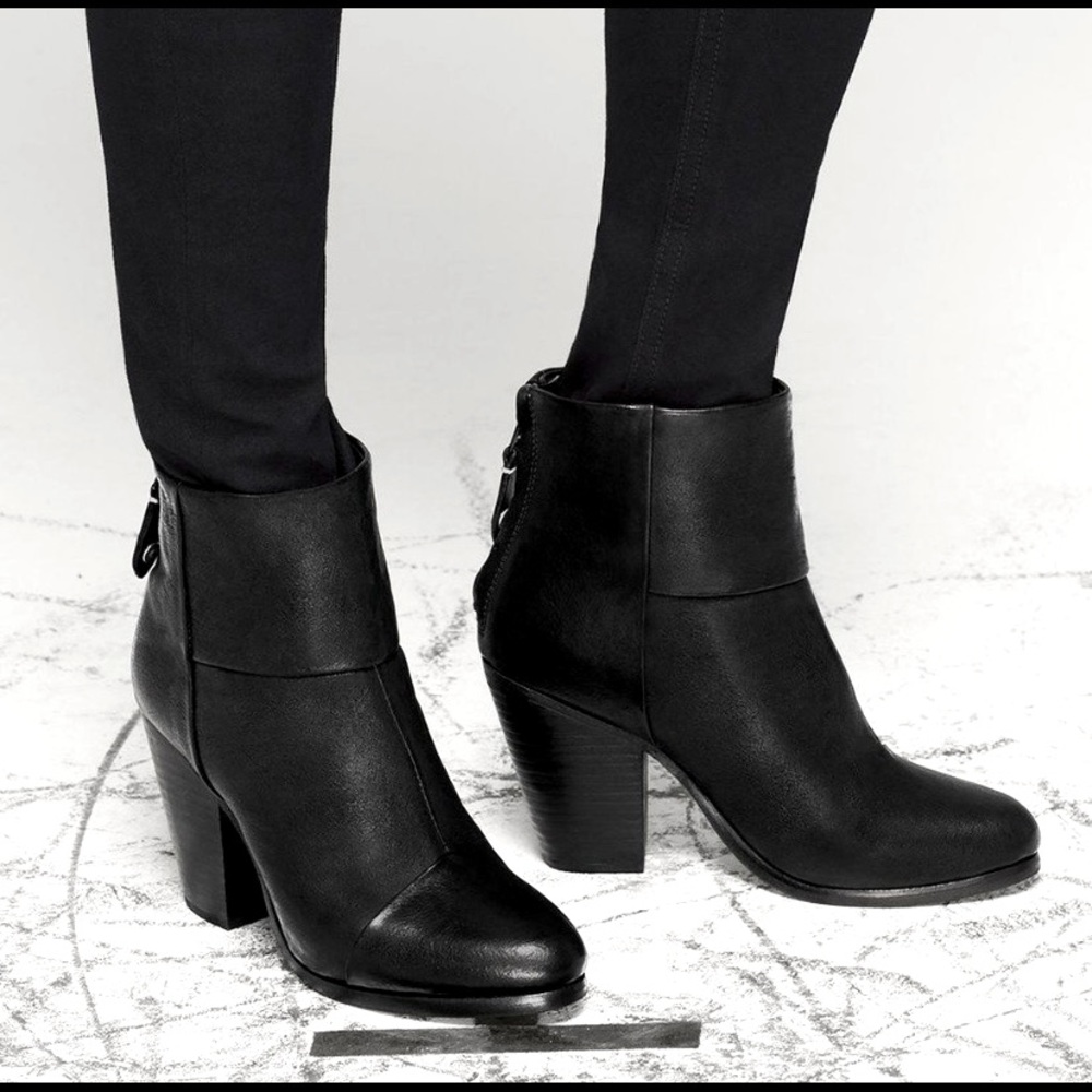Rag & Bone Newbury Black Boots